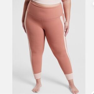 NWT Athleta Elation Rib Trim 7/8 Tight
Leggings Palermo Pink/Orchid Pink
Size 2X